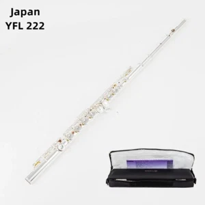 NEW Japan YAMAHA Flute 222 Professional Cupronickel C Key 16 Hole Flute Silver - Picture 1 of 10