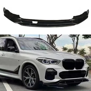 Glossy Black Front Bumper Lip Chin Spoiler Splitter Trim For BMW X5 G05 2019-23 - Bild 1 von 7