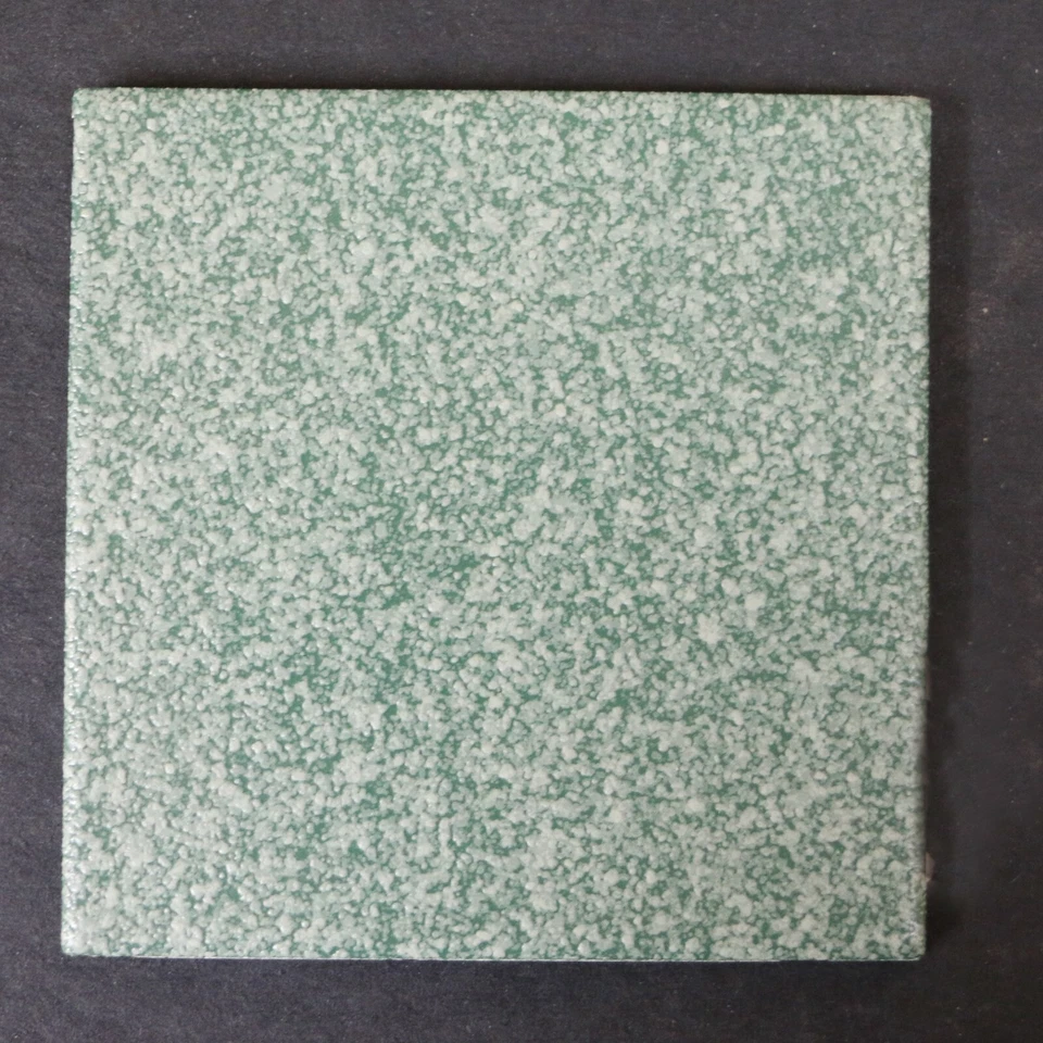 3 7/8" x 3 7/8" Tile Crocodile Green Textured Mosaic Ceramic Wall C#I56 1 Pc - Image 1 of 1