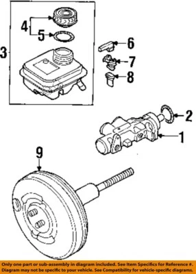 Used Brake Master Cylinder fits: 2001 Audi A6  Grade A - Image 1 of 2