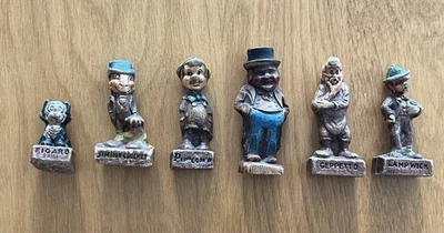 Composición de madera Syroco WDP Walt Disney Pinocho Geppetto Figaro Jiminy Cricket Foto 1 de 4