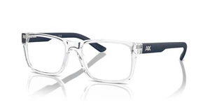 A|X ARMANI EXCHANGE Men's Ax3016 8033 53mm Square Eyewear Frames - Picture 1 of 5