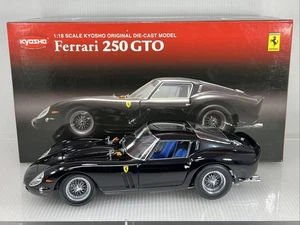 1/18 KYOSHO 1963 Ferrari 250 GTO Black 08431BK RARE - Picture 1 of 19