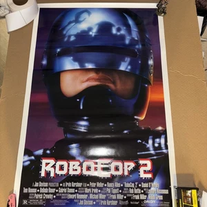 ROBOCOP 2 Original One Sheet Movie Poster - 1990 New Old Stock Double Sided Nice - Picture 1 of 5