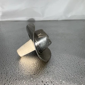 Sombrero de vaquero vintage de acero inoxidable con tapón de corcho con Alemania - Imagen 1 de 4