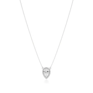 IGI Certified 3.40 Carat F VS Lab Grown Diamond Pendant 14k White Gold - Picture 1 of 14