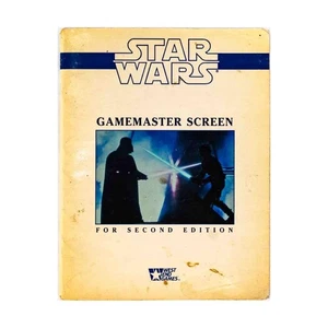 Pantalla Gamemaster de Star Wars del West End (2ª edición) - ¡Solo folleto! En muy buen estado - Imagen 1 de 2