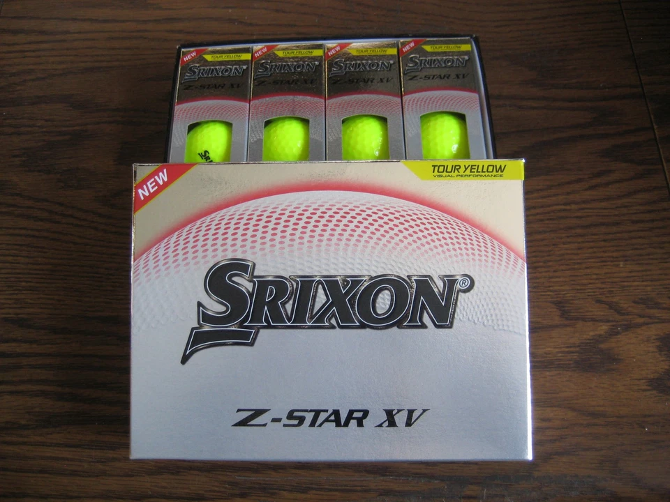 2 dozen BRAND NEW 2025 Srixon Z Star XV mens golf balls Yellow