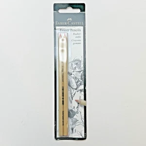 NEW 2-Pack FABER-CASTELL Perfection 7056 Eraser Pencils Detailed Erasing Germany - Picture 1 of 5