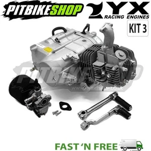 YX125 BIG Valve Pit Bike Engine 4-Stroke Electric Start VM22 Carb 153FMI 125cc - Picture 1 of 1
