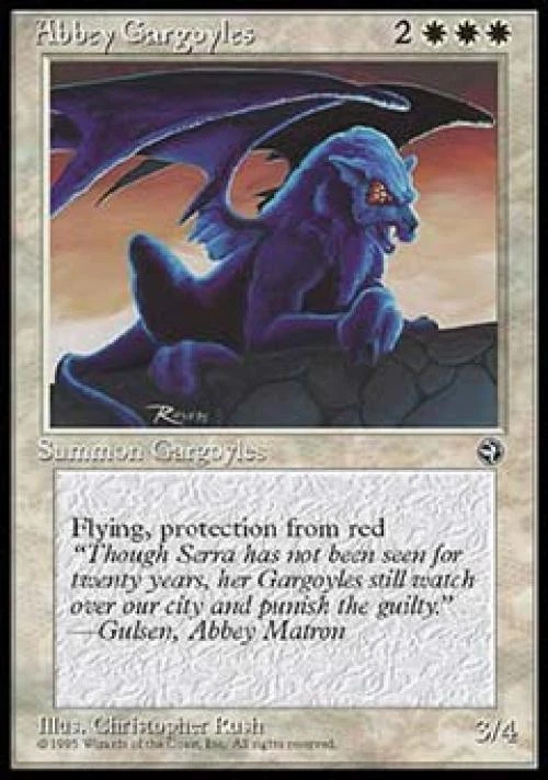Abbey Gargoyles - Light Play MTG Homelands - Image 1 of 1