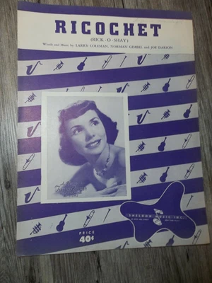 Theresa Brewer Ricochet (Rick-o-shay) Coleman Gimbel Danon  1953 Coral Records - Image 1 of 4