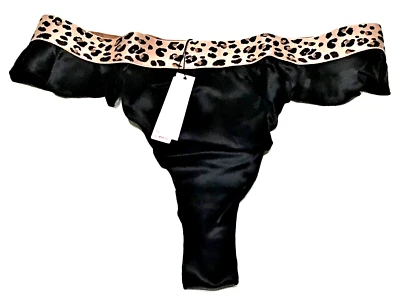 Pequeño - Nuevo con Etiquetas Victoria's Secret Lavable Seda Volantes Tanga Panty $29.50 Etiqueta (b19) Foto 1 de 3