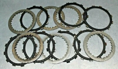 Bonito conjunto de placa de embrague vintage OEM 1979 Honda XL 350 USADO Foto 1 de 4