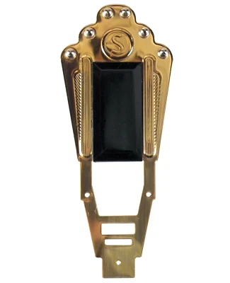 Reproduction Selmer / Maccaferri  Brass Style Django Gypsy  Guitar Tailpiece - Image 1 of 3