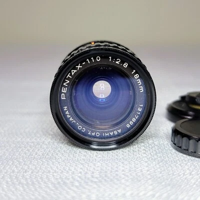 Pentax-110 1:2.8 18mm Lens w/ Asahi Pentax 110 Skylight 30.5mm Filter JAPAN - Image 1 of 4