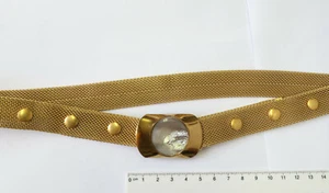 Cinturón Metal Precioso Hebilla e Imitación Nápoles - Imagen 1 de 4