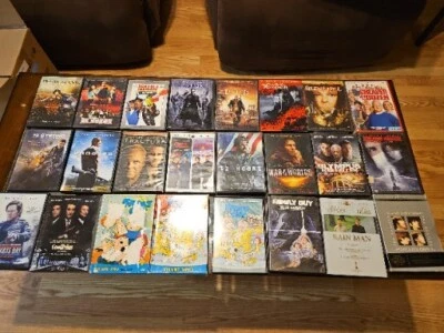 28 DVD Lot: Hard Days Night Rain Man I Am Legend Family Guy Vol 2&3 War Of The W - Image 1 of 4