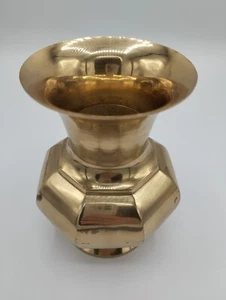 schöne Messing Vase Kelch Blumenvase Deko  - Bild 1 von 8