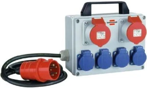BRENNENSTUHL Brennenstuhl BKV 2/4 T IP44, Basico, Nero, Blu, Grigio, Rosso, 400V - Foto 1 di 4