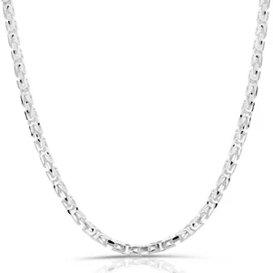 Königskette 3mm 925er Silber Hochglanzpoliert Diamantiert Damen Herren - Bild 1 von 31