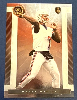 MALIK WILLIS 2021 SUPER GLOW BASE SILVER CARD 20 - Image 1 of 2