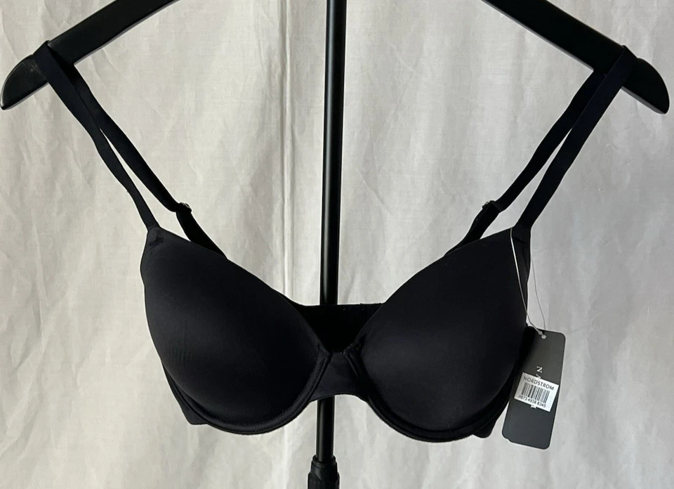 Natori Women's Black Revelation Contour Stretch Underwire T-Shirt Bra 32D