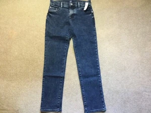 NWT Gap Kids Boys Size 12 Regular Dark Acid Wash Stretch Slim Jeans - Picture 1 of 5