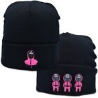 Squid Game Fashion Trend Unisex Knit Winter Hat New Classic Fold-Up Beanie Cap