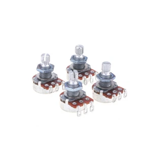 Alpha 4Pcs Mini Metric Linear Taper B500K Split Shaft Pots Guitar Potentiometers - Picture 1 of 4