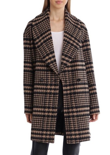 VETEMENTS Cappotto Bagatelle Plaid Media Lunghezza Lana Pea Piccolo