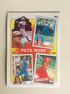 1986 Topps Baseball #7 The Pete Rose Years 1983-1985 - Picture 1 of 2