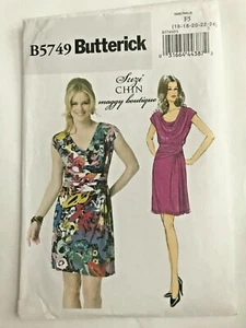 Butterick Muster B5749 Suzi Chin Maggy Boutique Kleid Größe F5 16 24 SCHNITT - Bild 1 von 4