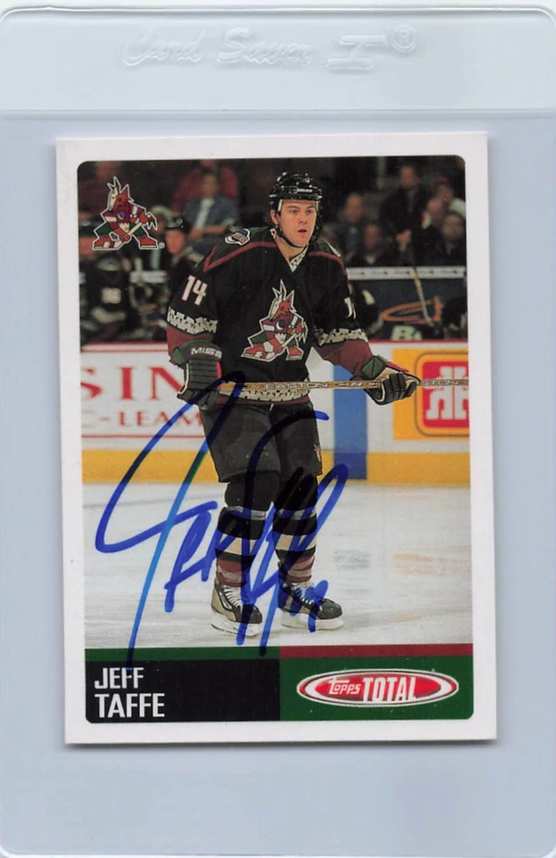 2002/03 Topps Total #428 Jeff Taffe Coyotes Signed Auto *G1518 - Image 1 of 1