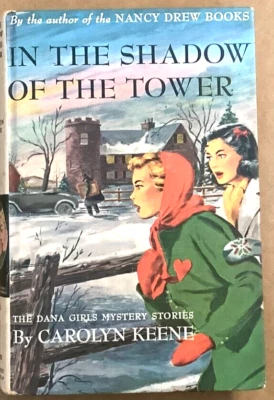 VG 1960s HC Picture Cover Edition Dana Girls #3 Shadow of Tower Carolyn Keene - Image 1 of 4