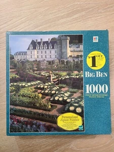 1000 Piece Hasbro MB Big Ben Puzzle Loire River Valley, France - Picture 1 of 2