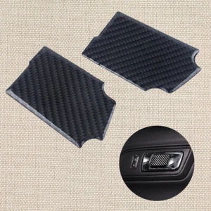 Inner Door Handle Bowl Cover Trim Carbon Fiber Fit For Ford Mustang 2015-2017 - Picture 1 of 6