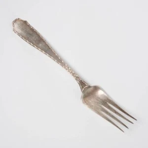 Tiffany & Co Marquise Sterling Silver Cold Meat Serving Fork 9" Monogrammed - Picture 1 of 6
