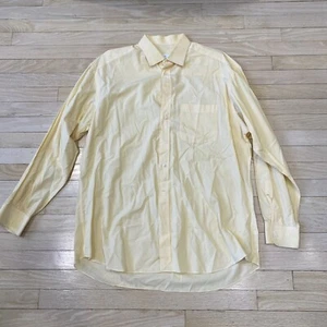 Zegna made in Spain dress shirt yellow strip - Picture 1 of 7