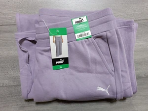 Pantalones deportivos Puma de lana de pierna recta para mujer adulta X-grande púrpura - Imagen 1 de 8
