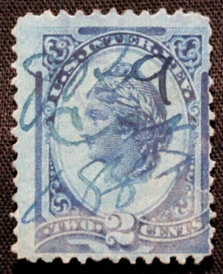 US Stamp Scott #R152 ~ 1875-78 2c bl, Liberty, perf 12 used GRL02 - Picture 1 of 1