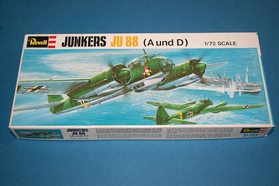 Revell H113 - Junkers JU 88 (A und D)  scala 1/72 - Immagine 1 di 1