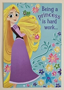 Happy Birthday/Disney Tangled Grußkarte/Punze (inkl. Briefumschlag 5×7") - Bild 1 von 3