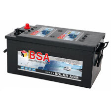 BSA SOLAR AGM Batterie 180Ah 12V Boot Wohnmobil Batterie Bleiakku Vlies-Batterie