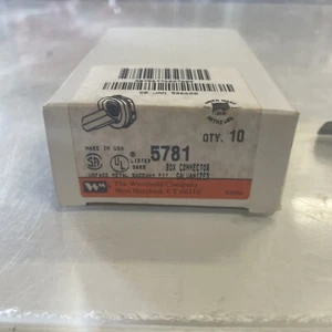 Wiremold 5781 STL Stecker Kastenverbinder 1/2" 700 Serie verzinkter Stahl Box von 10) - Bild 1 von 2
