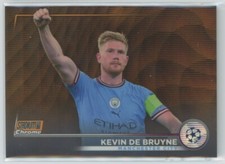 2023 Topps Stadium Club Soccer Orange Wave Kevin De Bruyne 11/25 #74 EW1
