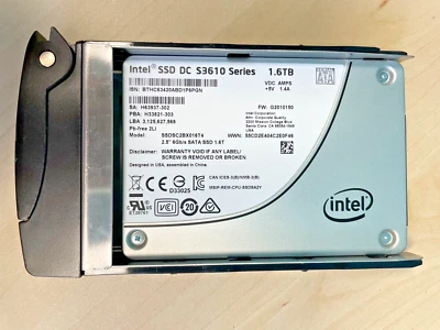 Intel DC S3610 Series 1.6TB 6G SATA 2.5" Solid State Drive SSD -  SSDSC2BX016T4 - Image 1 of 4