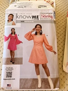 Know Me Sewing Patterns By mimi g Gwen Heng ME2021 K5/Y5 Sizes 8-26 Uncut - Picture 1 of 3