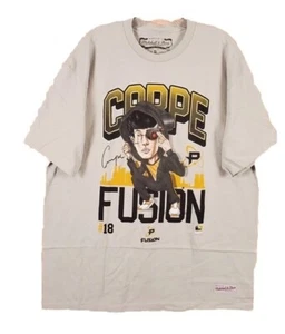 Mitchell & Ness Mens T-Shirt Large Gray Owl Player Fusion Jak Hyeok Carpe Lee - Picture 1 of 3
