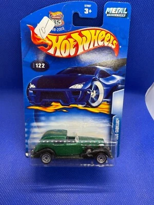Hot Wheels 1935 Cadillac 2003 Collector No.122 Green - Image 1 of 3